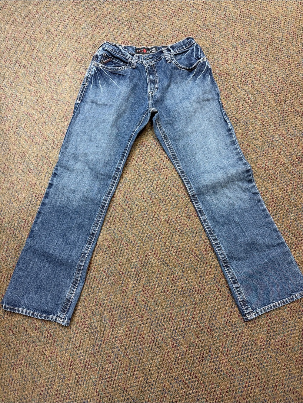 Ariat Rustic Blue Straight Leg Jeans